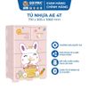  Tủ nhựa Qui Phúc 4 tầng AE 