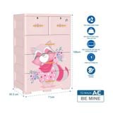  Tủ nhựa Qui Phúc 4 tầng AE 