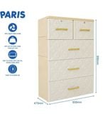  Tủ nhựa Qui Phúc Paris   4 tầng 