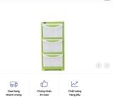  Tủ nhựa lớn Duy Tân 3 tầng cao 81cm 
