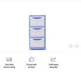  Tủ nhựa lớn Duy Tân 3 tầng cao 81cm 