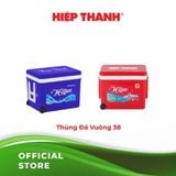  Thùng Đá Vuông 38 Nhựa Hiệp Thành- Bánh Xe kéo 