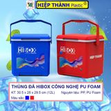  Thùng Đá 12 Lít Công Nghệ Foam Mới - Thùng Đá Dành Cho Du Lịch - KT: 31 x 28 x 30 cm - Nhựa Hiệp Thành Chính Hãng 