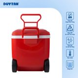  Thùng đá 60-Bánh xe DUY TÂN nhựa PP, công nghệ PU foam, giữ lạnh đến 24 giờ, an toàn vệ sinh thực phẩm 