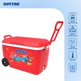  Thùng đá 60-Bánh xe DUY TÂN nhựa PP, công nghệ PU foam, giữ lạnh đến 24 giờ, an toàn vệ sinh thực phẩm 