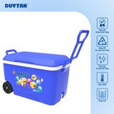  Thùng đá 60-Bánh xe DUY TÂN nhựa PP, công nghệ PU foam, giữ lạnh đến 24 giờ, an toàn vệ sinh thực phẩm 