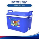  Thùng đá 35 DUY TÂN nhựa PP, công nghệ PU foam, giữ lạnh đến 24 giờ, an toàn vệ sinh thực phẩm 