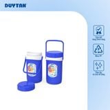  Bình Giữ Nhiệt 1lít, không vòi DUY TÂN nhựa PP, bình đá mini giữ lạnh đến 12 giờ, nắp có ron chống rỉ nước 
