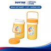  Bình Giữ Nhiệt 1lít, không vòi DUY TÂN nhựa PP, bình đá mini giữ lạnh đến 12 giờ, nắp có ron chống rỉ nước 