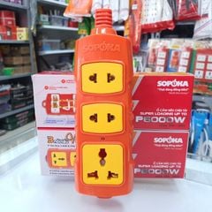 Ổ Cắm Điện 3 Lỗ 6000W Lõi Sứ Không Dây P6000W SOPOKA