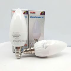 Bóng Đèn Led Nến Trang Trí 5W Sáng Vàng Kích Cỡ Đui E14 SOPOKA
