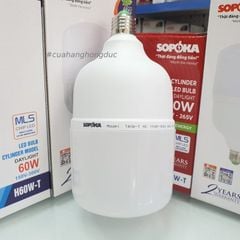 Bóng Đèn Led Hình Trụ Trơn Sáng Trắng Dòng T SOPOKA