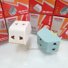 Đầu Nối Chia Điện 3 Cửa 2200W P11 SOPOKA