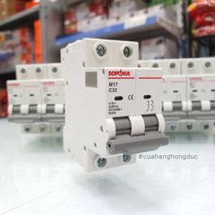 Aptomat 1 Pha MCB Tép 2P M17 SOPOKA