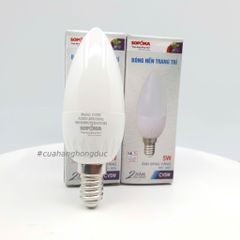 Bóng Đèn Led Nến Trang Trí 5W Sáng Vàng Kích Cỡ Đui E14 SOPOKA