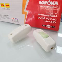 Công Tắc Treo Quả Nhót Dạ Quang 16A NDQ-4 SOPOKA