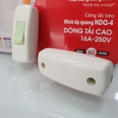 Công Tắc Treo Quả Nhót Dạ Quang 16A NDQ-4 SOPOKA