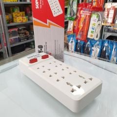 Ổ Cắm Điện 10 Lỗ Không Dây 2200W Lõi Sứ Chịu Nhiệt 10Y-0 SOPOKA
