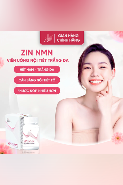 Viên Uống Nội Tiết Trắng Da Mờ Nám Zin NMN