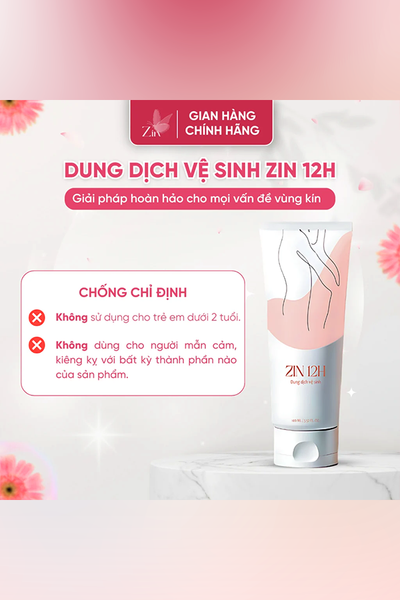 DDVS Phụ Nữ Zin12h - Khử Mùi Hôi, Kháng Khuẩn An Toàn Cho Cả Mẹ Bầu