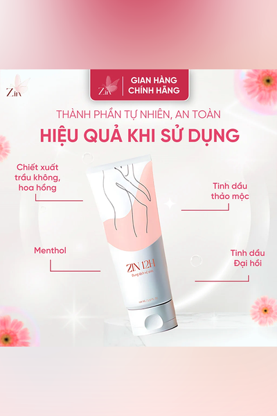 DDVS Phụ Nữ Zin12h - Khử Mùi Hôi, Kháng Khuẩn An Toàn Cho Cả Mẹ Bầu