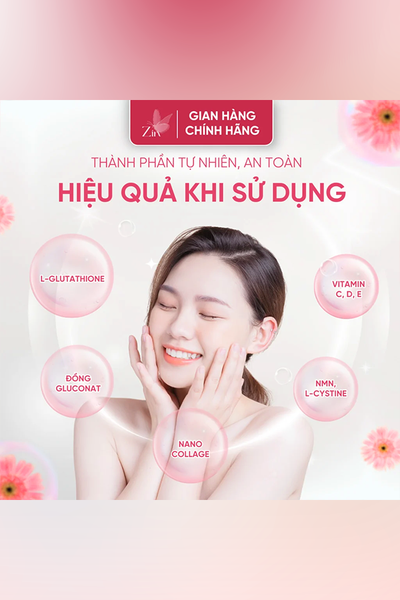 Viên Uống Zin NMN Hỗ Trợ Làm Trắng, Ngủ Ngon