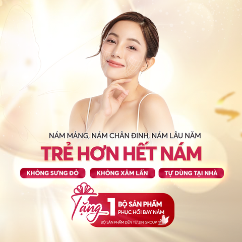 Bộ sản phẩm hỗ trợ điều trị nám