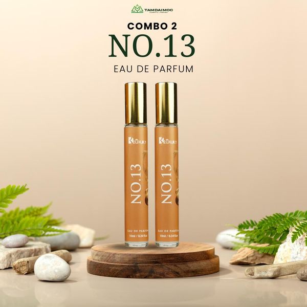 Combo 2 Chai Nước Hoa Unisex NO.13 edp TAM ĐẠI MỘC 10ml - Hương Thơm Hiện Đại, Quyến Rũ, Lưu Hương 8 Tiếng