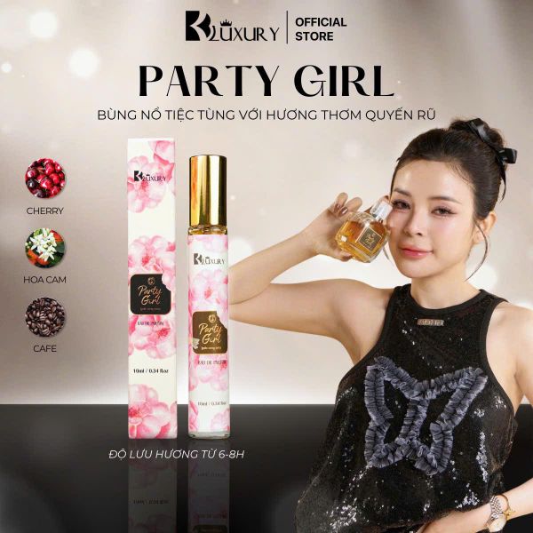 [TĐM] Nước Hoa Nữ PARTY GIRL edp TAM ĐẠI MỘC 10ml  - Hương Thơm Quyến Rũ Thu Hút, Lưu Hương 8 Tiếng