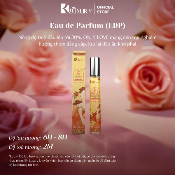 [TĐM] Nước Hoa Nữ ONLY LOVE edp TAM ĐẠI MỘC 10ml- Hương Thơm Tươi Mát Năng Động; Lưu Hương Suốt 8 Tiếng