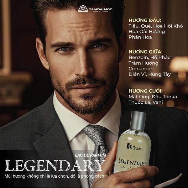 Combo 3 chai nước hoa nam LEGENDARY, 1985 UNISEX & BIG BOSS 10ml, nam tính mạnh mẽ, Lưu hương 8 tiếng