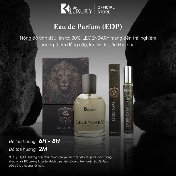 Combo 2 Chai Nước Hoa Nam LEGENDARY edp TAM ĐẠI MỘC 10ml - Hương Thơm Mạnh Mẽ Lịch Lãm, Lưu Hương 8 Tiếng