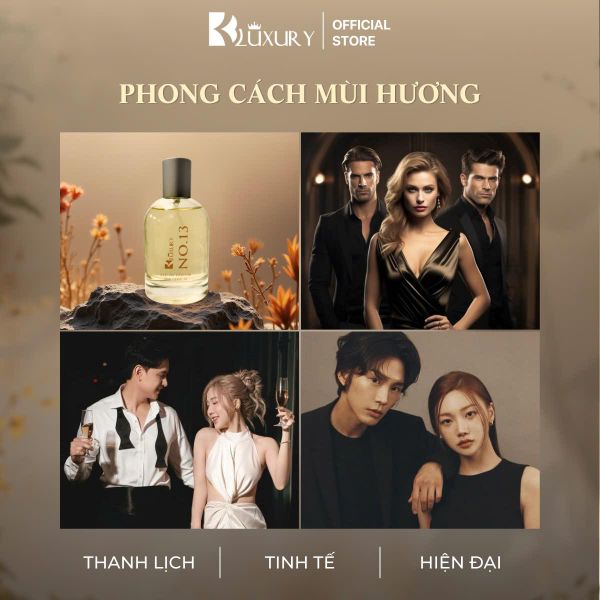 [BK] Nước Hoa Unisex NO.13 edp TAM ĐẠI MỘC 100ml & 10ml - Hương Thơm Hiện Đại, Quyến Rũ