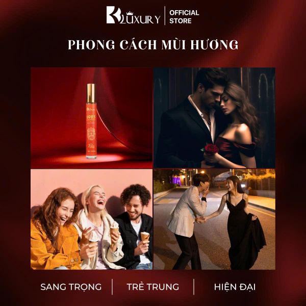 [BK] Combo 2 Chai Nước Hoa Nam 1985 UNISEX & SEXY MEN 10ml, Hương Thơm Mạnh Mẽ Quyến Rũ