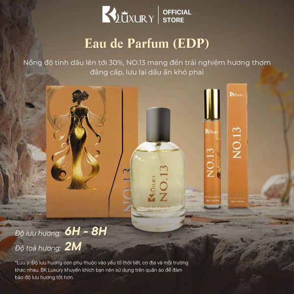 Nước Hoa Unisex NO.13 edp TAM ĐẠI MỘC 100ml - Hương Thơm Hiện Đại, Quyến Rũ, Lưu Hương 8 Tiếng