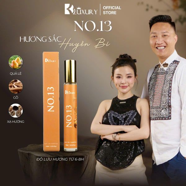 [TĐM] Nước Hoa Unisex NO.13 edp TAM ĐẠI MỘC 10ml - Hương Thơm Hiện Đại, Quyến Rũ, Lưu Hương 8 Tiếng