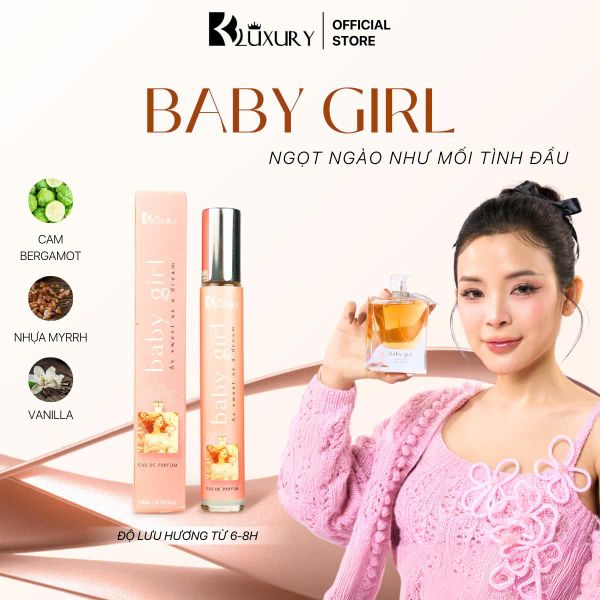 [BK] Combo 3 Chai Nước Hoa Nữ PARTY GIRL, 1985 UNISEX & BABY GIRL 10ml, Dịu Dàng Năng Động