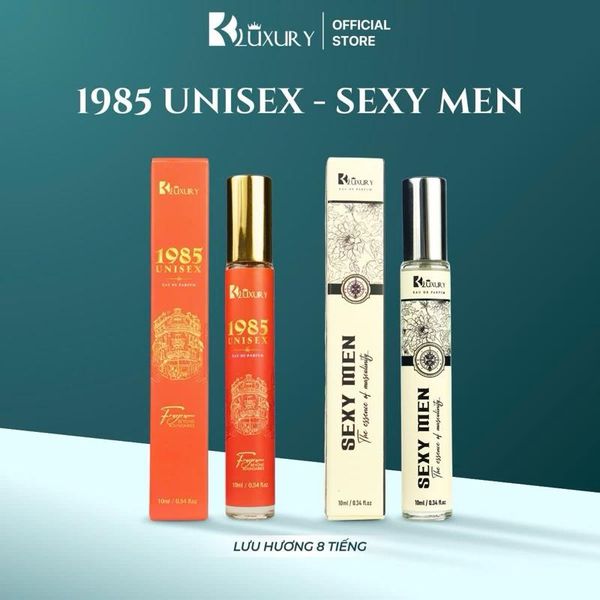 [BK] Combo 2 Chai Nước Hoa Nam 1985 UNISEX & SEXY MEN 10ml, Hương Thơm Mạnh Mẽ Quyến Rũ