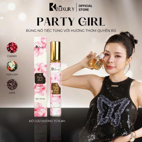 [BK] Combo 2 Chai Nước Hoa Nữ NO.13 & PARTY GIRL 10ml, Quyến Rũ Cá Tính