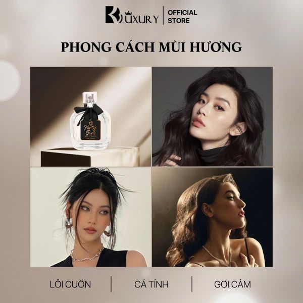 [BK] Nước Hoa Nữ PARTY GIRL edp TAM ĐẠI MỘC 100ml & 10ml - Hương Thơm Quyến Rũ Thu Hút