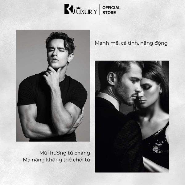 Nước Hoa Nam REAL MEN edp TAM ĐẠI MỘC 10ml - Hương Thơm Nam Tín Tự Tin, Lưu Hương 8 Tiếng