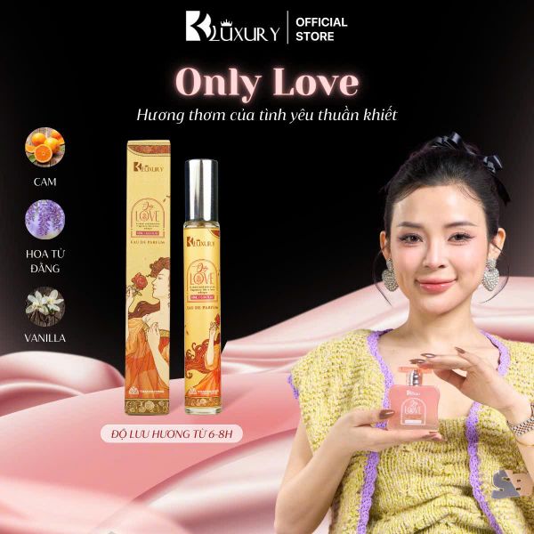 [TĐM] Nước Hoa Nữ ONLY LOVE edp TAM ĐẠI MỘC 10ml- Hương Thơm Tươi Mát Năng Động; Lưu Hương Suốt 8 Tiếng