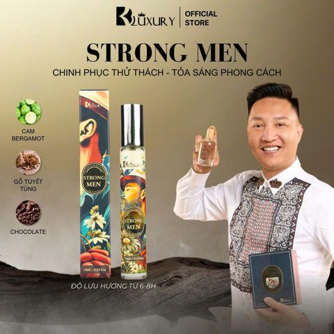 Nước Hoa Nam STRONG MEN edp TAM ĐẠI MỘC 10ml - Hương Thơm Nam TÍnh Mạnh Mẽ, Lưu Hương 8 Tiếng