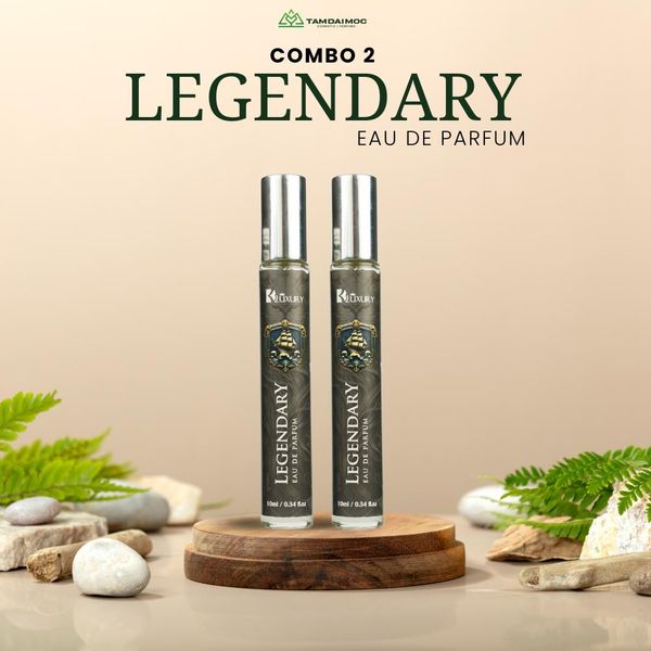 Combo 2 Chai Nước Hoa Nam LEGENDARY edp TAM ĐẠI MỘC 10ml - Hương Thơm Mạnh Mẽ Lịch Lãm, Lưu Hương 8 Tiếng