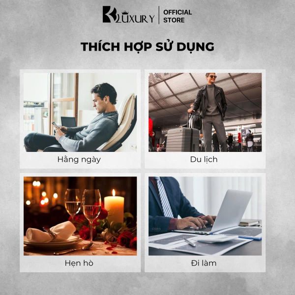 Combo 2 Chai Nước Hoa Nam REAL MEN edp TAM ĐẠI MỘC 10ml - Hương Thơm Nam Tín Tự Tin, Lưu Hương 8 Tiếng