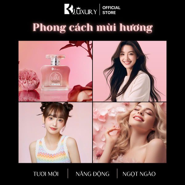 Nước Hoa Nữ ONLY LOVE edp TAM ĐẠI MỘC 10ml- Hương Thơm Tươi Mát Năng Động; Lưu Hương Suốt 8 Tiếng