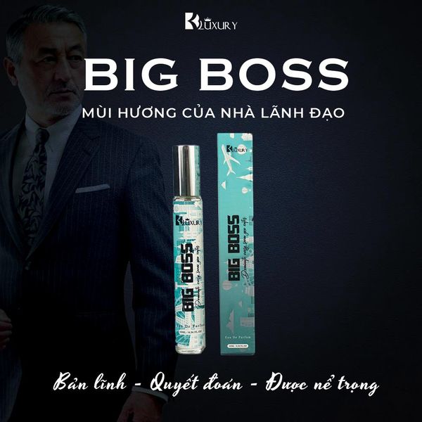 Nước Hoa Nam BIG BOSS edp TAM ĐẠI MỘC 10ml - Không cần xịt nhiều - chỉ một lần đủ khiến người ta tôn trọng