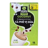  Cà Phê Sữa Dừa 3in1 255g (15 Gói) – Béo Ngậy, Đậm Đà 
