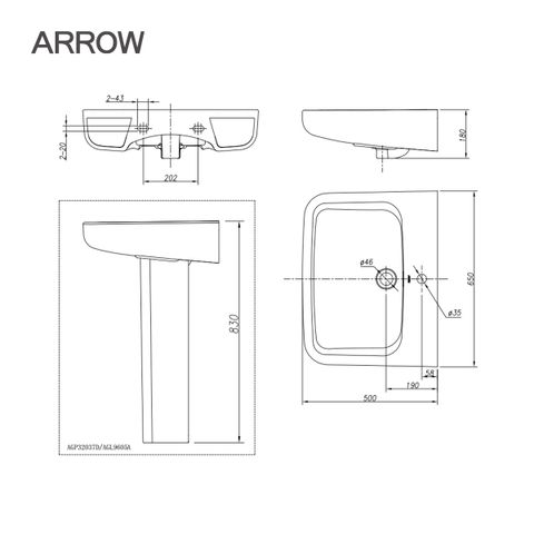 chau-rua-lavabo-treo-tuong-arrow-AGP32037D-AGL9605C