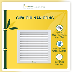 ASIA GREEN - Cửa Gió Nan Cong Cố Định Và Tháo Lắp, Loại Bỏ Bụi Bẩn, Sơn Tĩnh Điện (Bao gồm VAT)